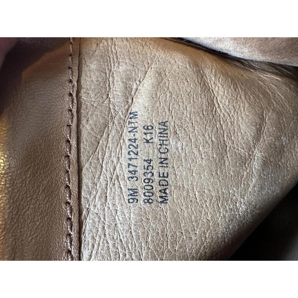 Frye Size 9 M Amy Suede Lace Up Peep Toe Booties - Picture 7 of 7